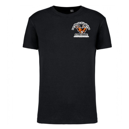 T-shirt unisexe Noir ou Orange Etival Handball