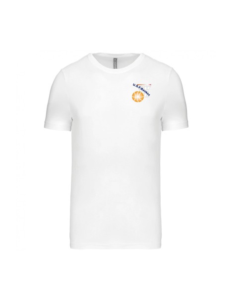 T-shirt Unisexe Blanc ou Rouge USF Basket