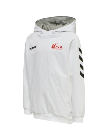 Sweat hoodie JSA Natation Blanc Hummel