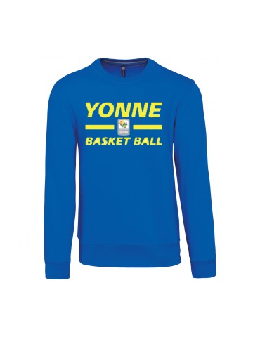 Sweat-shirt Bleu/Marine/Gris Yonne Basketball