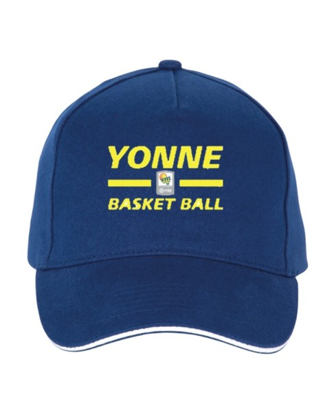 Casquette Marine ou Bleu Yonne Basketball