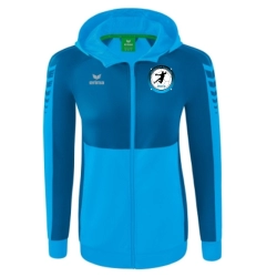 Veste zip à capuche ERIMA Bleu HBCF Femme