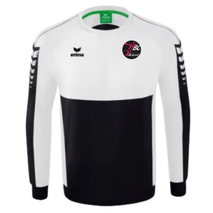 Sweatshirt ERIMA Noir/Blanc Vihiers Handball