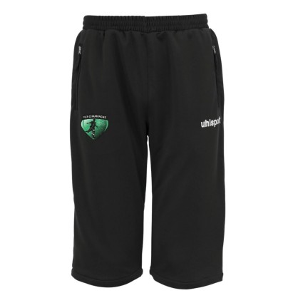 Short long Uhlsport Noir/Vert FCS Champagné (Flocage écusson)