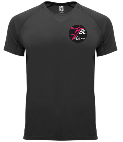 Maillot d'échauffement Noir Vihiers Handball