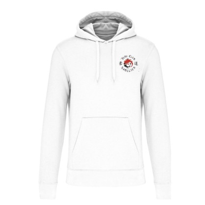 Sweat à capuche Noir / Blanc / Rouge Judo Club Sabolien