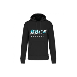 Sweat à capuche Noël Coloris Noir HBCF