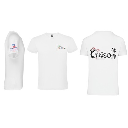 T-shirt TAISO Blanc Antonnière Judo Club 72