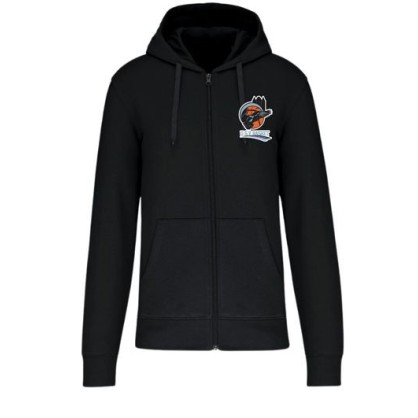 Veste à capuche Noir/Gris USV BASKET