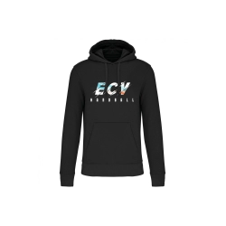 Sweat Capuche Coton ECV Noir
