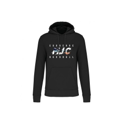 Sweat Capuche Coton ECV Noir