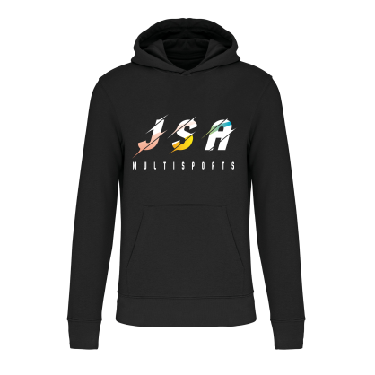 Sweat à capuche noir JSA Multisports