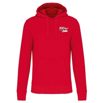 Sweat à capuche Noir ou Rouge Judo Précigné