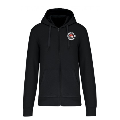 Veste à capuche Noir Judo Club Sabolien