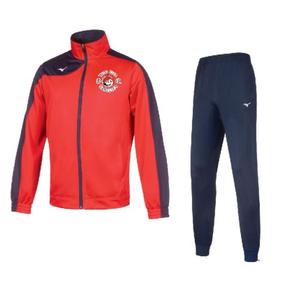 Ensemble survêtement (veste + pantalon) Rouge/Marine Club Sabolien