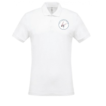 Polo Noir / Blanc / Rouge Judo club de la Flèche