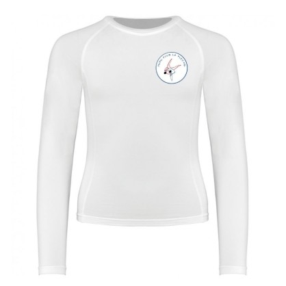 Sous maillot ML Blanc / Noir Judo club de la Flèche