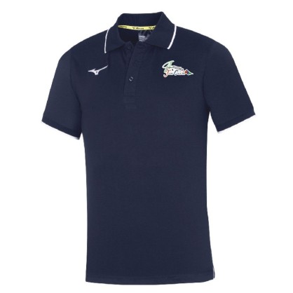 Polo Mizuno Marine ou Blanc AJC72