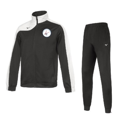 Ensemble survêtement (veste + pantalon) Noir/Blanc Judo club La Flèche