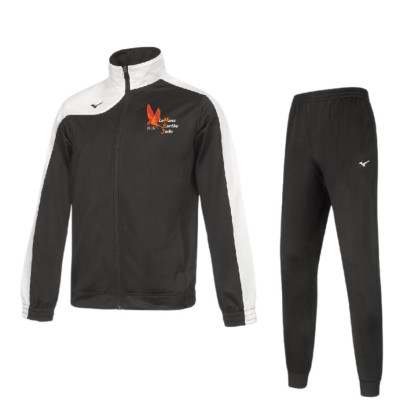 Ensemble de survêtement Mizuno Noir/Blanc Le Mans Sarthe Judo