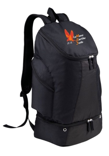 Sac à dos Noir Le Mans Sarthe Judo