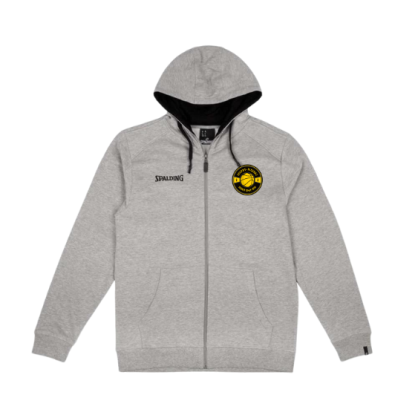 Veste zippée capuche SPALDING Gris GUIPRY-MESSAC