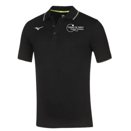 Polo Mizuno Noir TTC Parigné