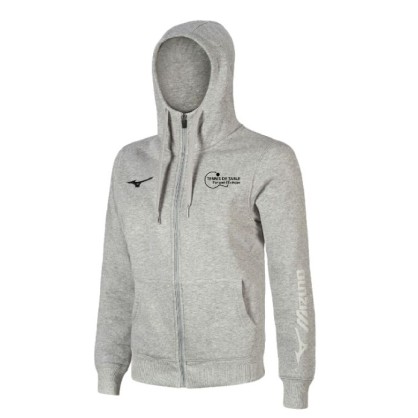 Veste survêtement coton gris MIZUNO TTC Parigné