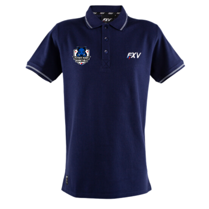 Polo FXV Bleu Marine Patriote Rugby de Bonnétable