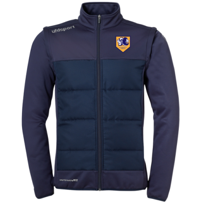 Doudoune rétractable bleu marine Uhlsport U.S.C.G.L