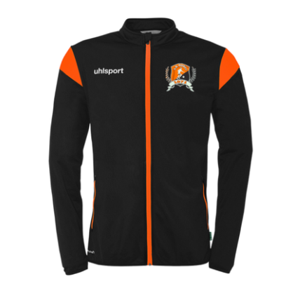 Veste zippée Uhlsport Noire Orange AS Cures