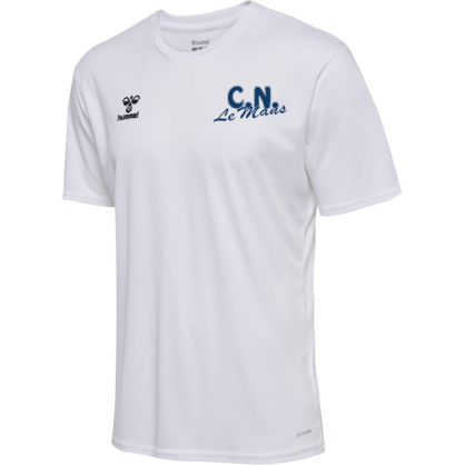 Maillot Polyester Hummel Blanc CN du Mans