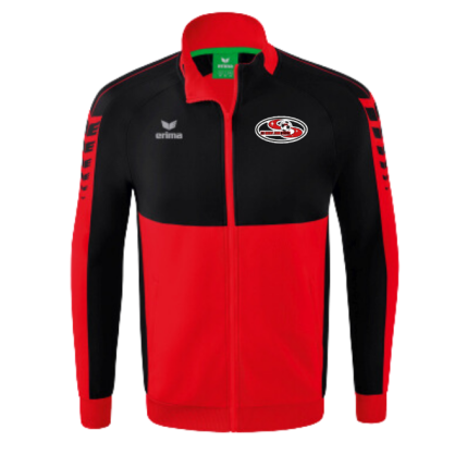 Veste zippée Erima Noir/Rouge ASSJA