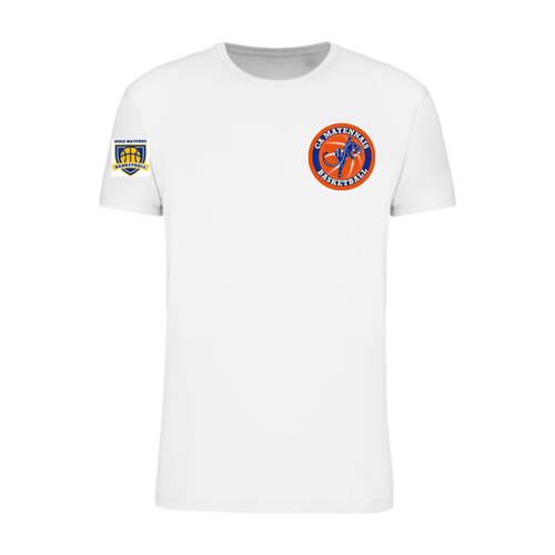 T-shirt Blanc CA Mayennais...