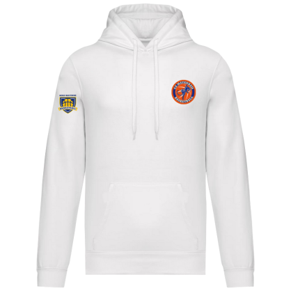 Sweat à capuche Blanc CA Mayennais Basketball
