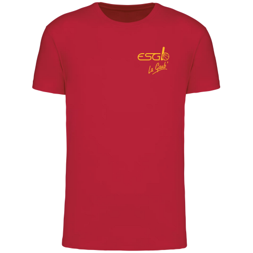 T-shirt coton noir / rouge...