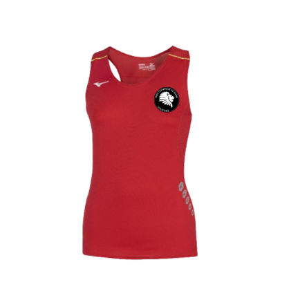 Débardeur Femme Mizuno Rouge SOM Athlétisme