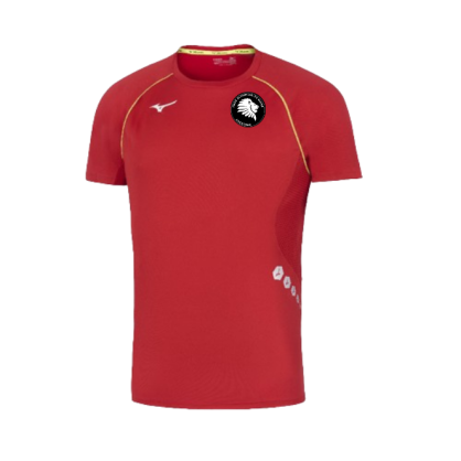 Maillot Homme Mizuno Rouge SOM Athlétisme