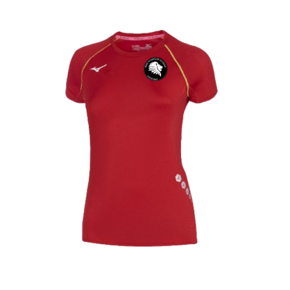 Maillot Femme Mizuno Rouge SOM Athlétisme