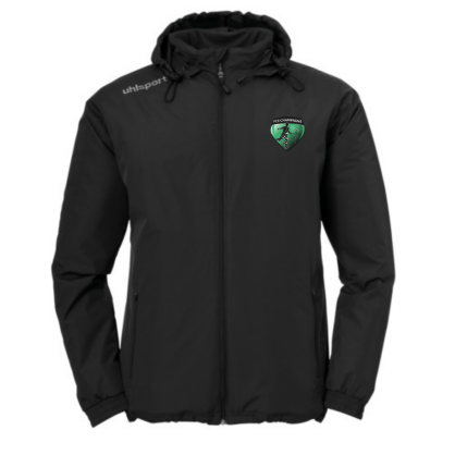 Veste étanche Uhlsport Noir FCS Champagné