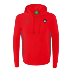 Sweat à capuche Erima Rouge US Argenton Handball