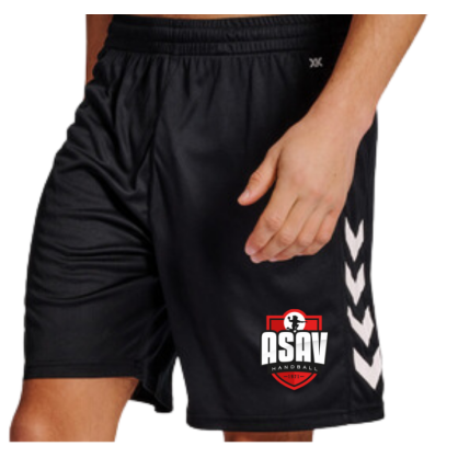 Short Hummel Noir ASAV Handball