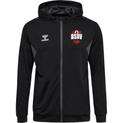 Veste zippée à capuche Hummel Noir ou Rouge ASAV Handball