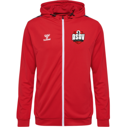 Veste zippée à capuche Hummel Noir ou Rouge ASAV Handball