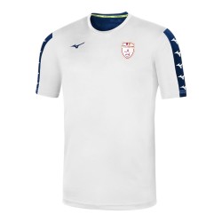Maillot NARA TEE MIZUNO Blanc ou Noir Etoile Lavalloise Futsal