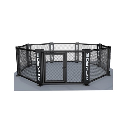 Cage MMA à poser - revêtement amortissant et bâche T-Flex personnalisable