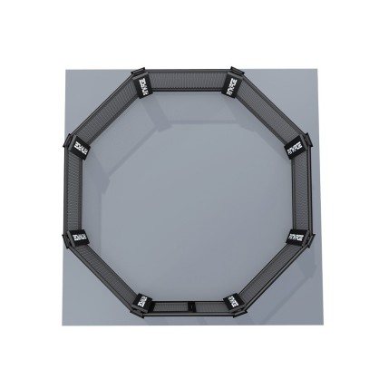 Cage MMA à poser - revêtement amortissant et bâche T-Flex personnalisable