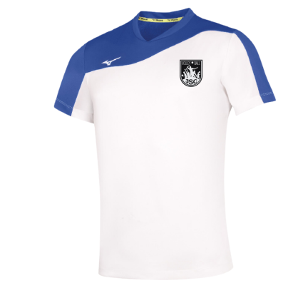 Maillot entraînement femme Blanc/Bleu roy Mizuno JSC Volley