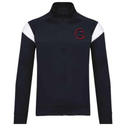 Veste de survêtement zippée Enfant Bleu marine Judo Club Sargé