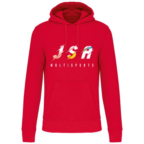 Sweat à capuche rouge JSA...